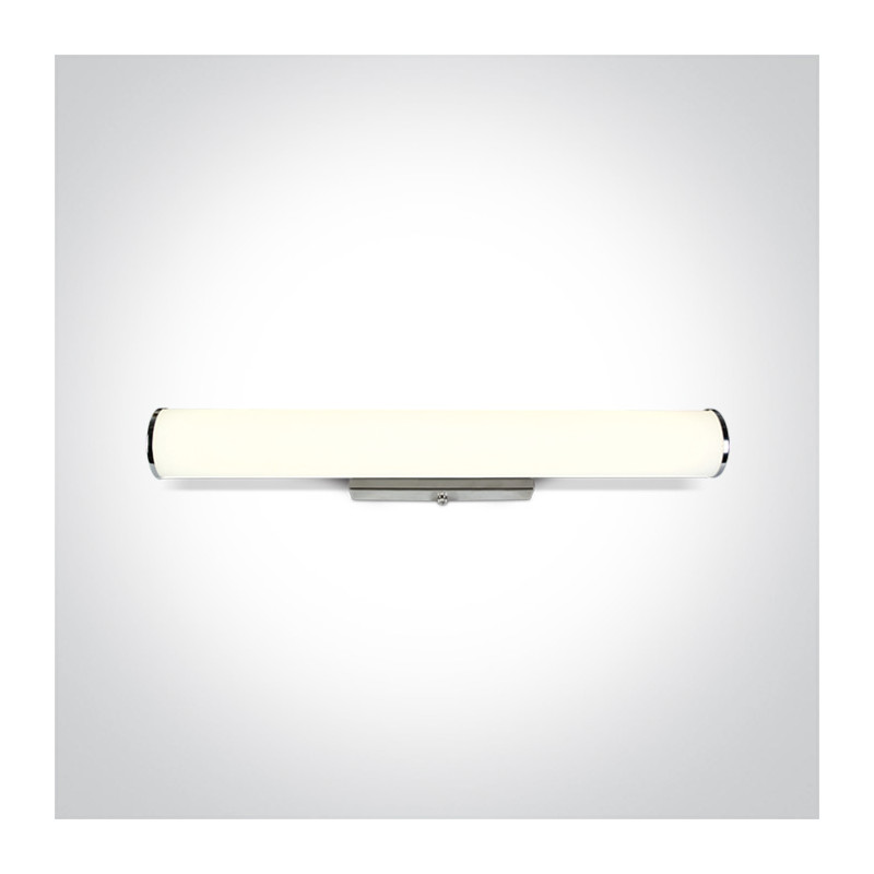 38116F/C chromowana oprawa do montażu nad lustrem LED 16W 230V 4000K IP44 nieściemnialny zasilacz LED w zestawie