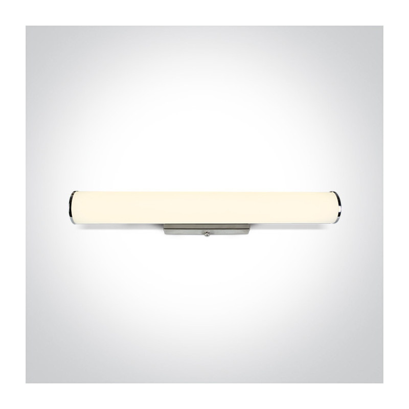 38116F/W chromowana oprawa do montażu nad lustrem LED 16W 230V 3000K IP44 nieściemnialny zasilacz LED w zestawie