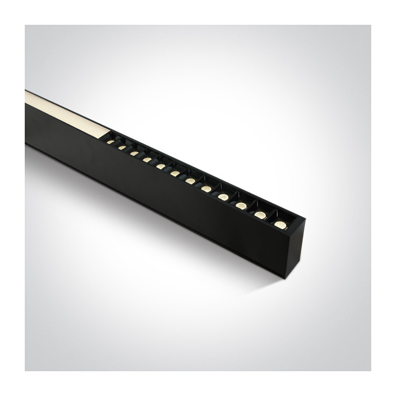 38150C/B/W czarna oprawa do montażu podwieszanego UGR19 3000K 40W zasilacz 1000mA w zestawie