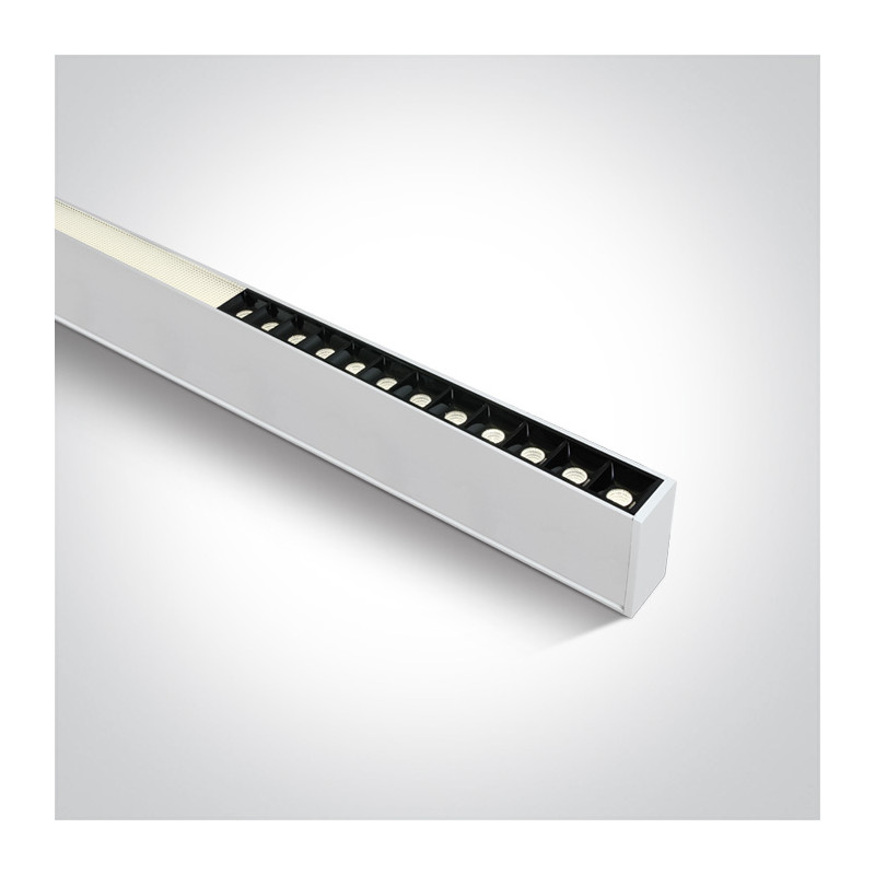 38150C/W/C biała oprawa do montażu podwieszanego UGR19 4000K 40W zasilacz 1000mA w zestawie