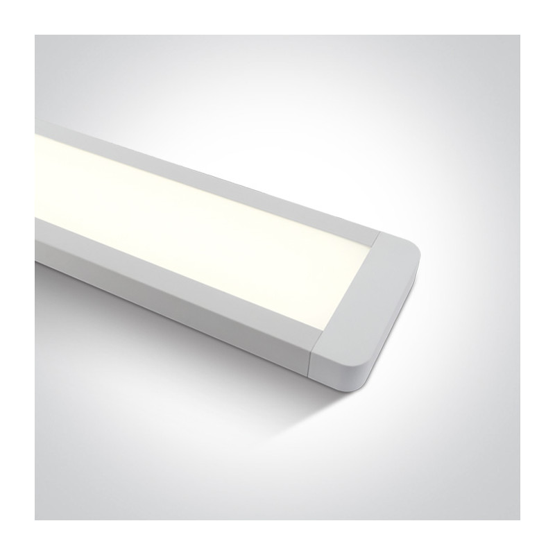 38225M/W/C biała oprawa LED 4000K 25W nieściemnialny zasilacz LED w komplecie