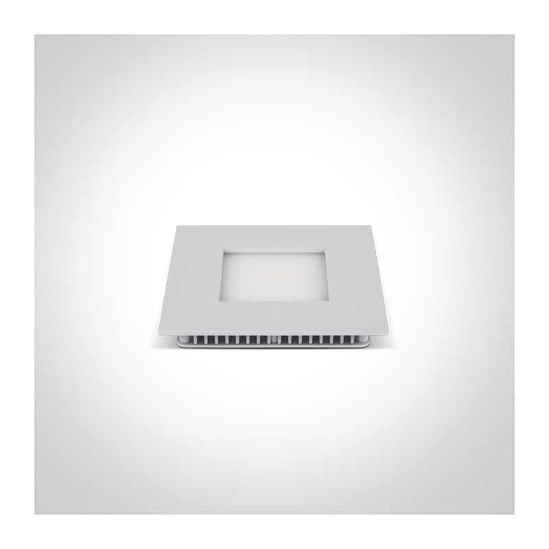 50108FA/W/C biały downlight LED IP40 4000K 8W nieściemnialny zasilacz LED 320mA w komplecie