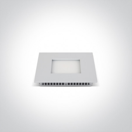 50108FA/W/W biały downlight LED IP40 3000K 8W nieściemnialny zasilacz LED 320mA w komplecie