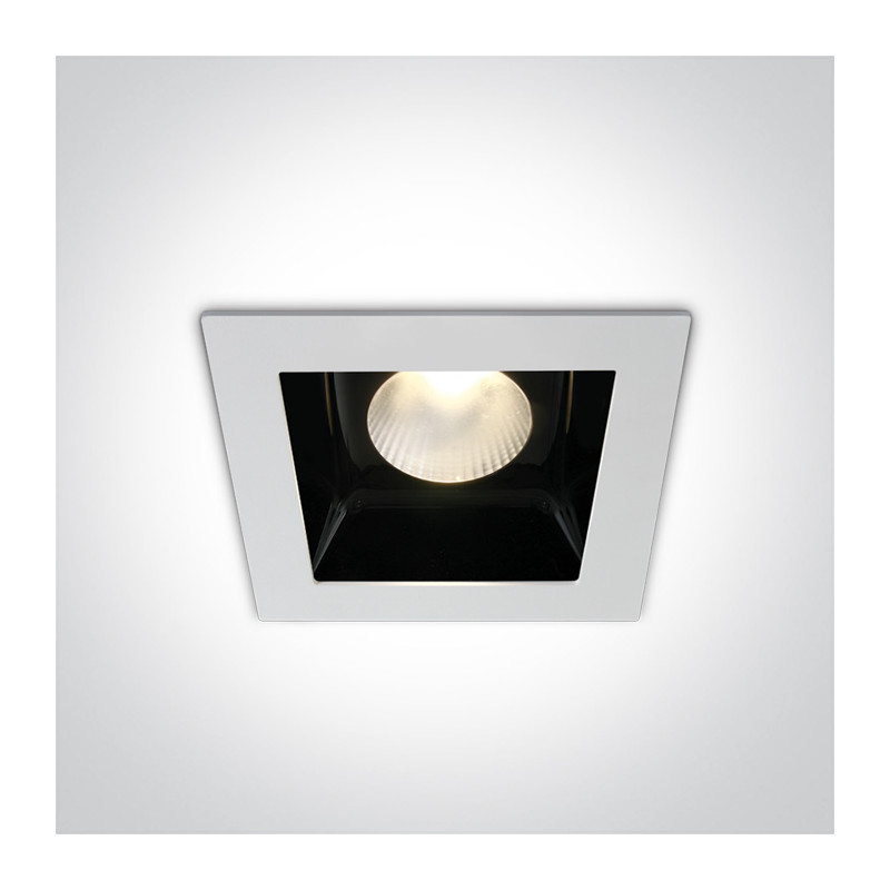 50120B/W/W biały downlight LED 3000K 20W nieściemnialny zasilacz LED 500mA w zestawie