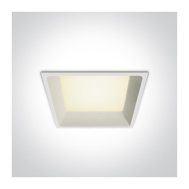 50122D/W/C biała oprawa typu downlight LED 4000K 22W dark light nieściemnialny zasilacz LED 500mA w zestawie