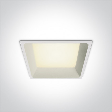 50122D/W/C biała oprawa typu downlight LED 4000K 22W dark light nieściemnialny zasilacz LED 500mA w zestawie