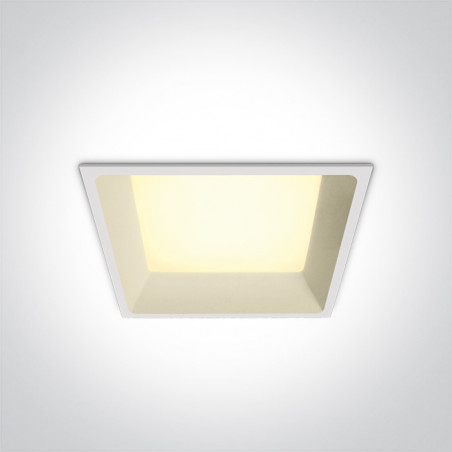 50122D/W/W biała oprawa typu downlight LED 3000K 22W dark light nieściemnialny zasilacz LED 500mA w zestawie