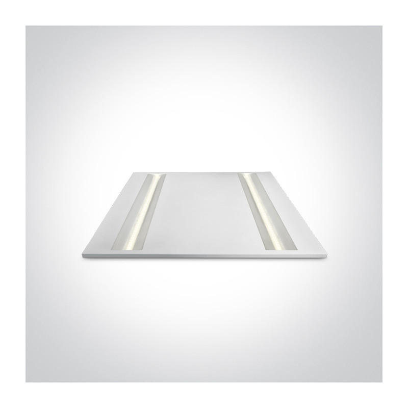 50136P/W/C biały wpuszczany panel LED 4000K UGR19 zasilacz 800mA w zestawie