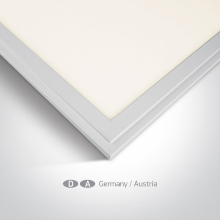 50140AE/W/C biały panel z możliwością montażu wpuszczanego lub natynkowego LED 4000K zasilacz 1000mA w zestawie