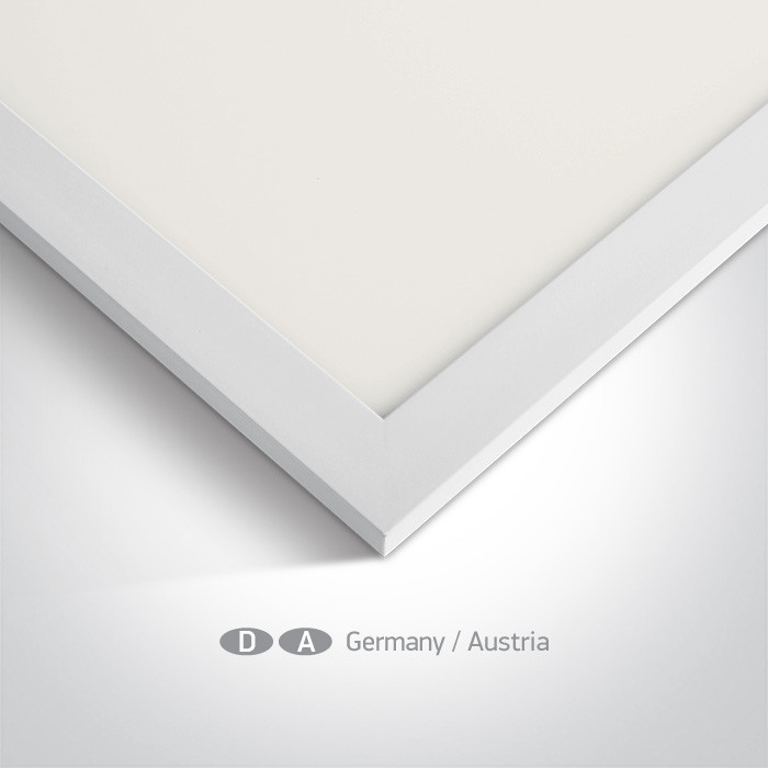 50140AW/W/C biały panel z możliwością montażu wpuszczanego lub natynkowego LED IP65 4000K zasilacz 1000mA w zestawie