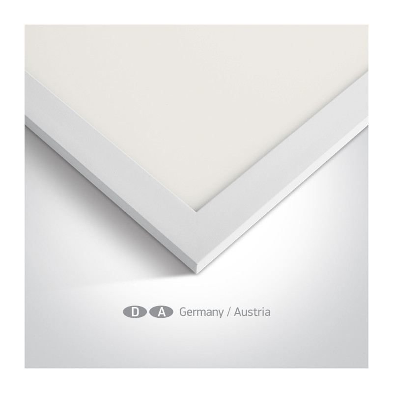 50140AW/W/C biały panel z możliwością montażu wpuszczanego lub natynkowego LED IP65 4000K zasilacz 1000mA w zestawie