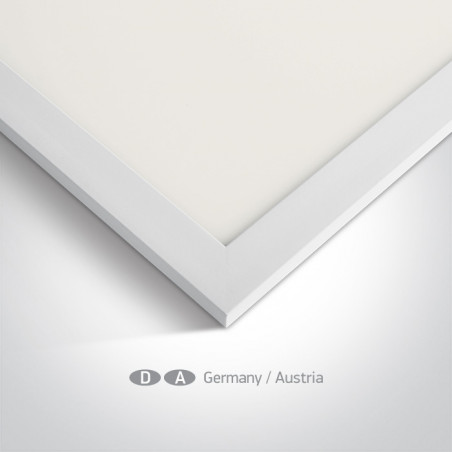 50140AW/W/C biały panel z możliwością montażu wpuszczanego lub natynkowego LED IP65 4000K zasilacz 1000mA w zestawie