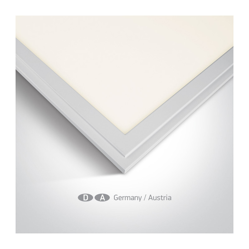 50148AE/W/C biały panel z możliwością montażu wpuszczanego lub natynkowego LED 4000K wymagany zasilacz LED 1200mA