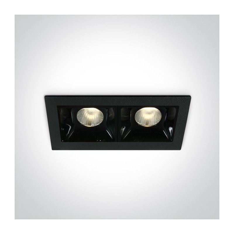 50202B/B/W czarny wpust LED 3000K 2x2W wymagany zasilacz 89008A 