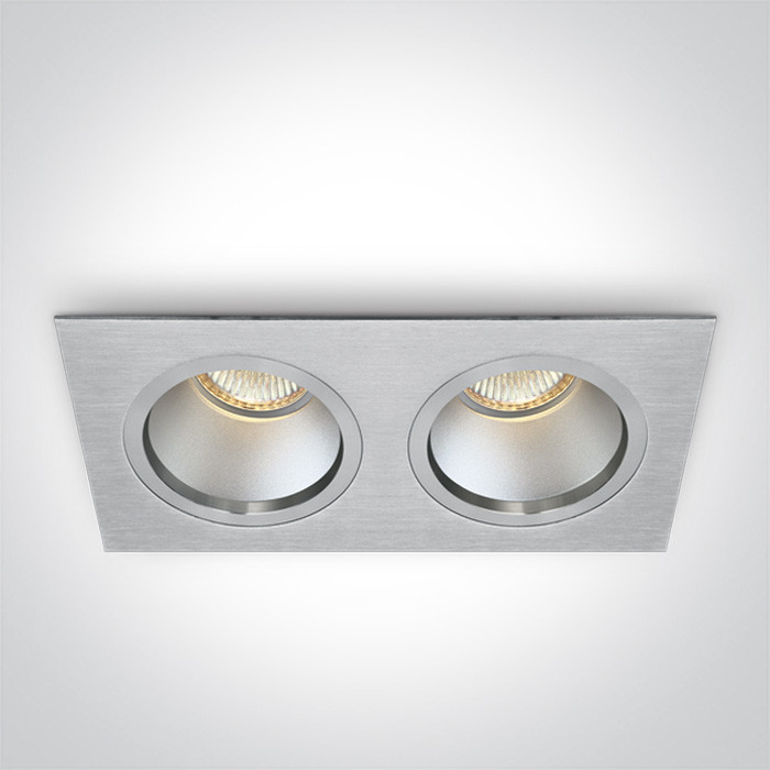 50205D/AL aluminiowy wpust z oprawką GU5.3 MR16 dark light