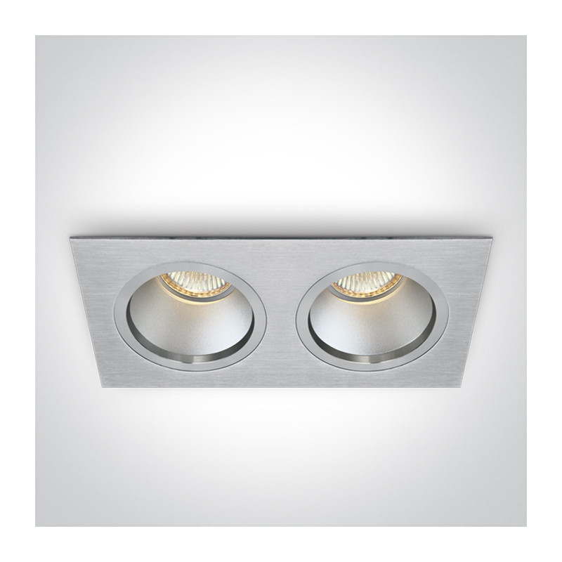 50205D/AL aluminiowy wpust z oprawką GU5.3 MR16 dark light