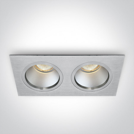 50205D/AL aluminiowy wpust z oprawką GU5.3 MR16 dark light