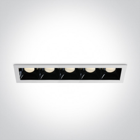 50507B/W/W biały wpust COB LED 3000K 5x6,5W wymagany zasilacz o stałym napięciu 350mA