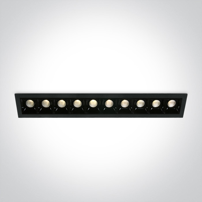 50902B/B/W czarny wpust LED 3000K 10x2W wymagany zasilacz 89030A