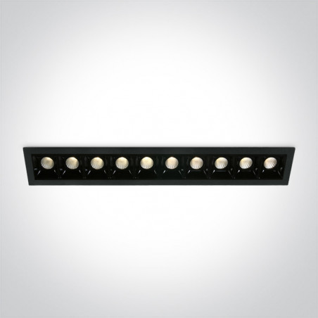 50902B/B/W czarny wpust LED 3000K 10x2W wymagany zasilacz 89030A