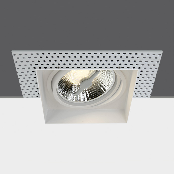 51110ATR/W biały wpuszczany downlight z oprawką GU10 R111