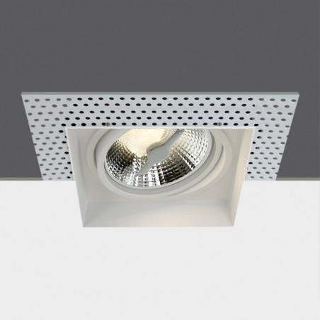 51110ATR/W biały wpuszczany downlight z oprawką GU10 R111