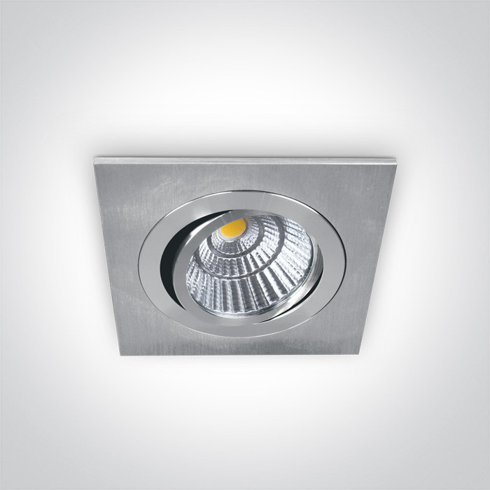 51112/AL/W aluminiowy wpust COB LED 3000K 12W wymagany zasilacz 700mA