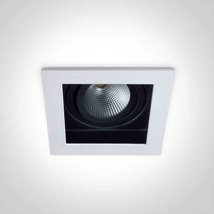 51112E/W/W biały wpust LED 3000K 12W dark light wymagany zasilacz 700mA