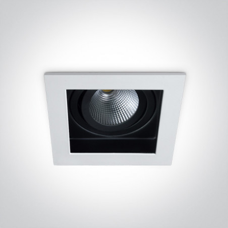 51112E/W/W biały wpust LED 3000K 12W dark light wymagany zasilacz 700mA