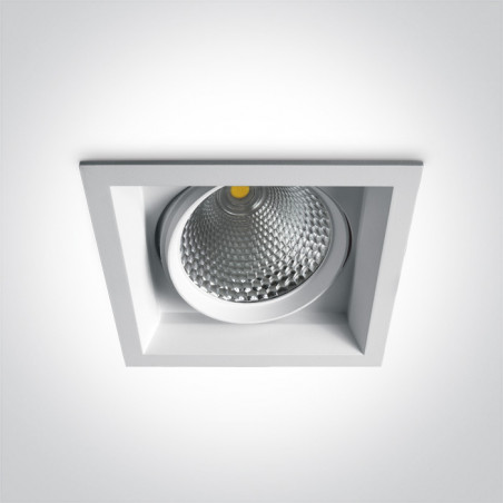 51140TR/W/W biały wpuszczany downlight COB LED 3000K 40W puszka montażowa zasilacz 1000mA w komplecie