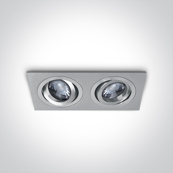 51205ABG/AL aluminiowy wpust z oprawką GU10 MR16