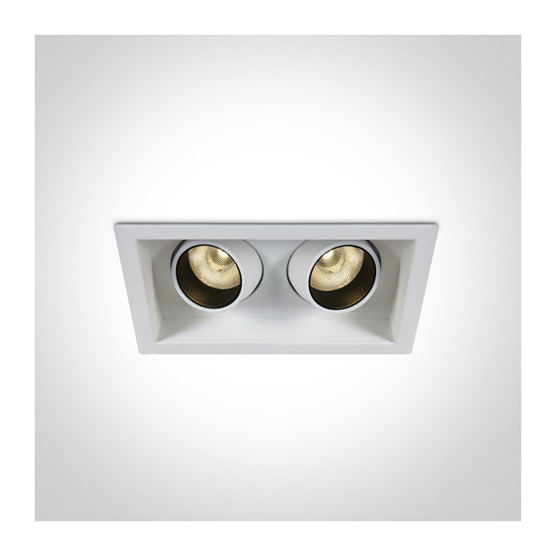 51206M/W/W wpuszczany reflektor LED 3000K 2x6W wymagany zasilacz 350A