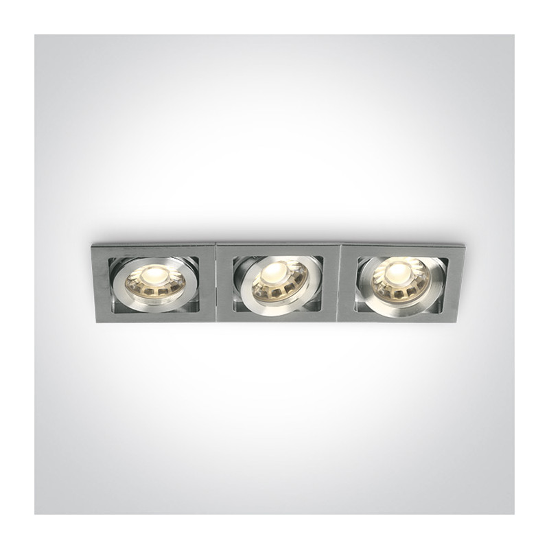 51305B/AL aluminiowy wpust z oprawką GU5.3 MR16