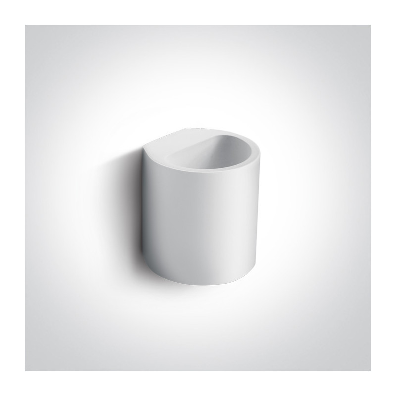 60040 biały gipsowy kinkiet z oprawką G9 40W