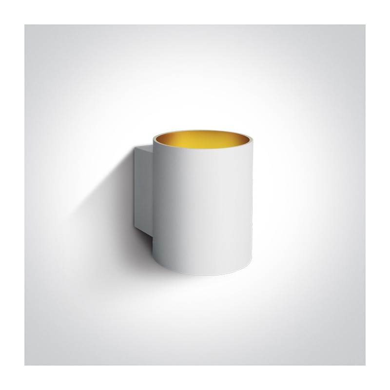 6017/W biały kinkiet z oprawką G9 30W