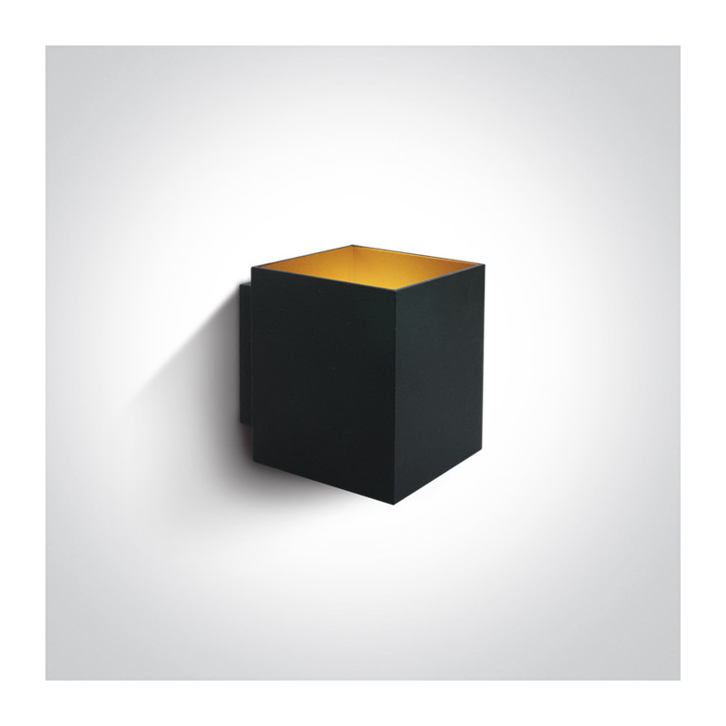 6017A/B czarna oprawa ścienna z oprawką G9 30W