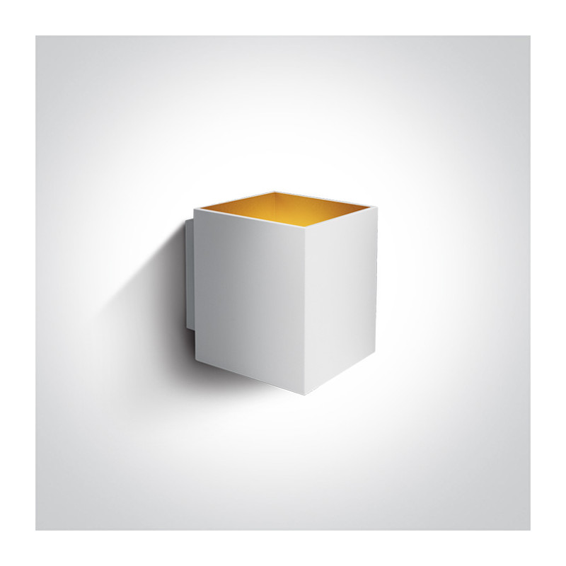 6017A/W biała oprawa ścienna z oprawką G9 30W