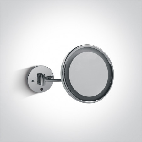 60204/C chromowana oprawa łazienkowa LED IP44 4000K 7W nieściemnialny zasilacz LED w zestawie