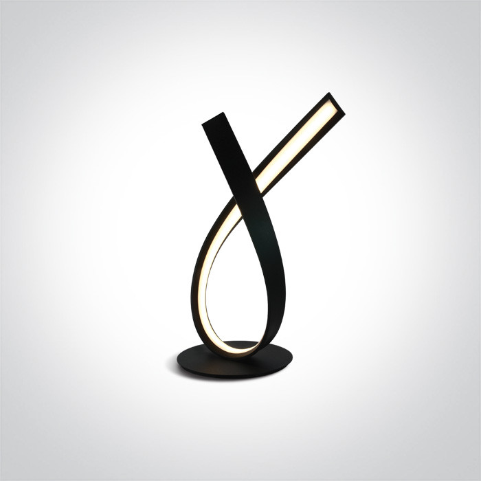 61086/B czarna lampa stołowa ON/OFF LED 12W 230V 3000K w komplecie zasilacz 24V