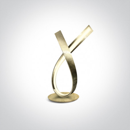 61086/BS mosiężna lampa stołowa ON/OFF LED 12W 230V 3000K w komplecie zasilacz 24V