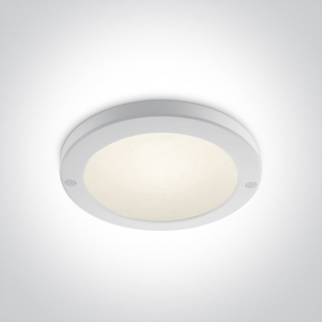 62018F/W/C biały plafon LED IP40 4000K 18W nieściemnialny zasilacz LED w komplecie