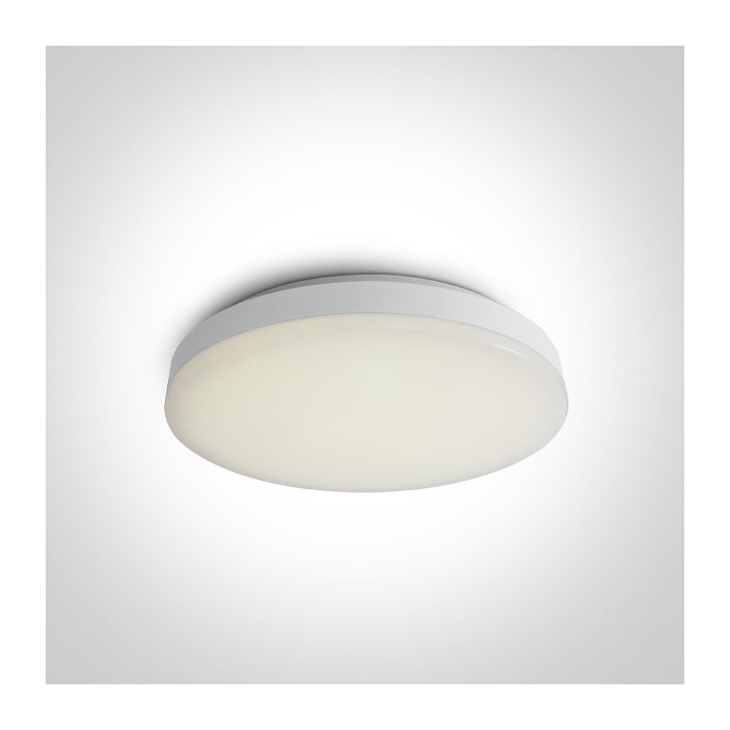 62022AM/W/W biały plafon z czujnikiem ruchu i światła dziennego oraz 30-minutowym czasomierzem LED 3000K 20W nieściemnialny zasi