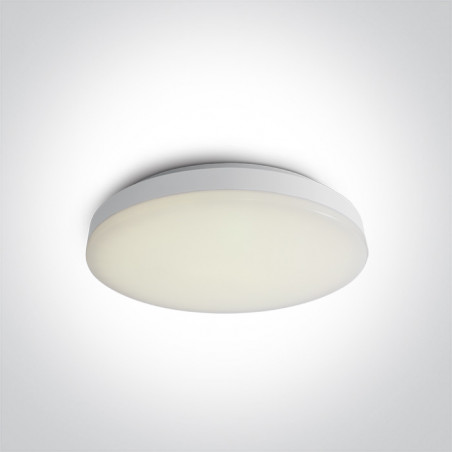 62022B/W/W biały plafon LED 3000K 25W nieściemnialny zasilacz LED w zestawie
