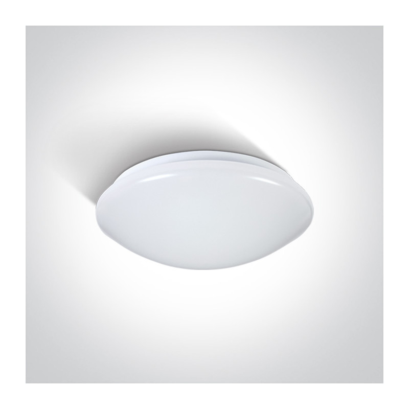 62024B/W biały plafon LED 3000K 18W nieściemnialny zasilacz LED w zestawie