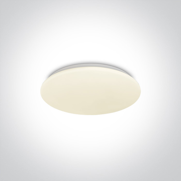 62026A/W biały plafon LED 3000K 15W nieściemnialny zasilacz LED w komplecie