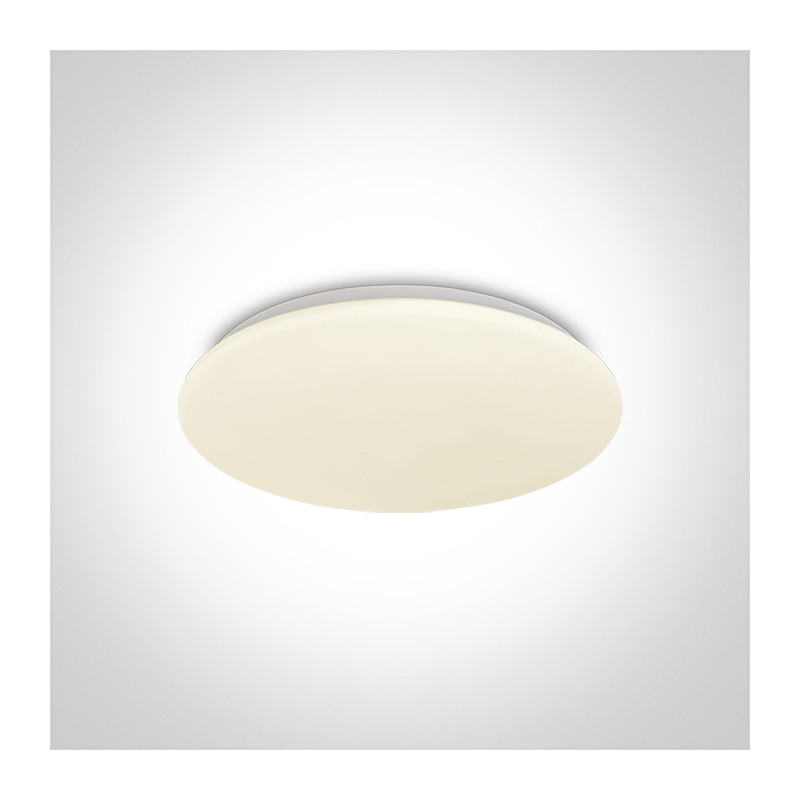 62026C/W biały plafon LED 3000K 30W nieściemnialny zasilacz LED w komplecie