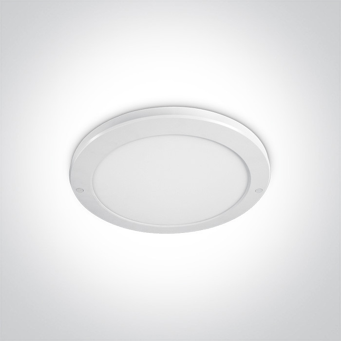 62030F/W/W biały plafon LED IP40 3000K 30W nieściemnialny zasilacz LED w zestawie