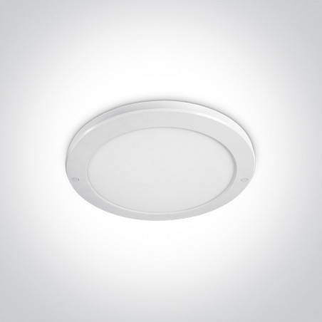 62030F/W/W biały plafon LED IP40 3000K 30W nieściemnialny zasilacz LED w zestawie