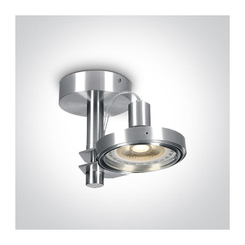 62110/AL aluminiowa oprawa sufitowa z oprawką GU10 R111 75W