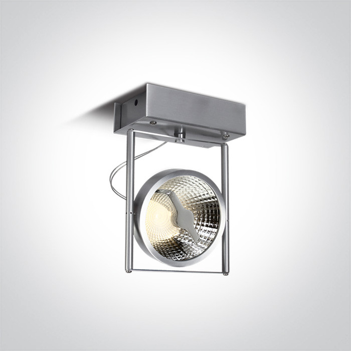 62110A/AL aluminiowa oprawa sufitowa z oprawką GU10 R111 75W